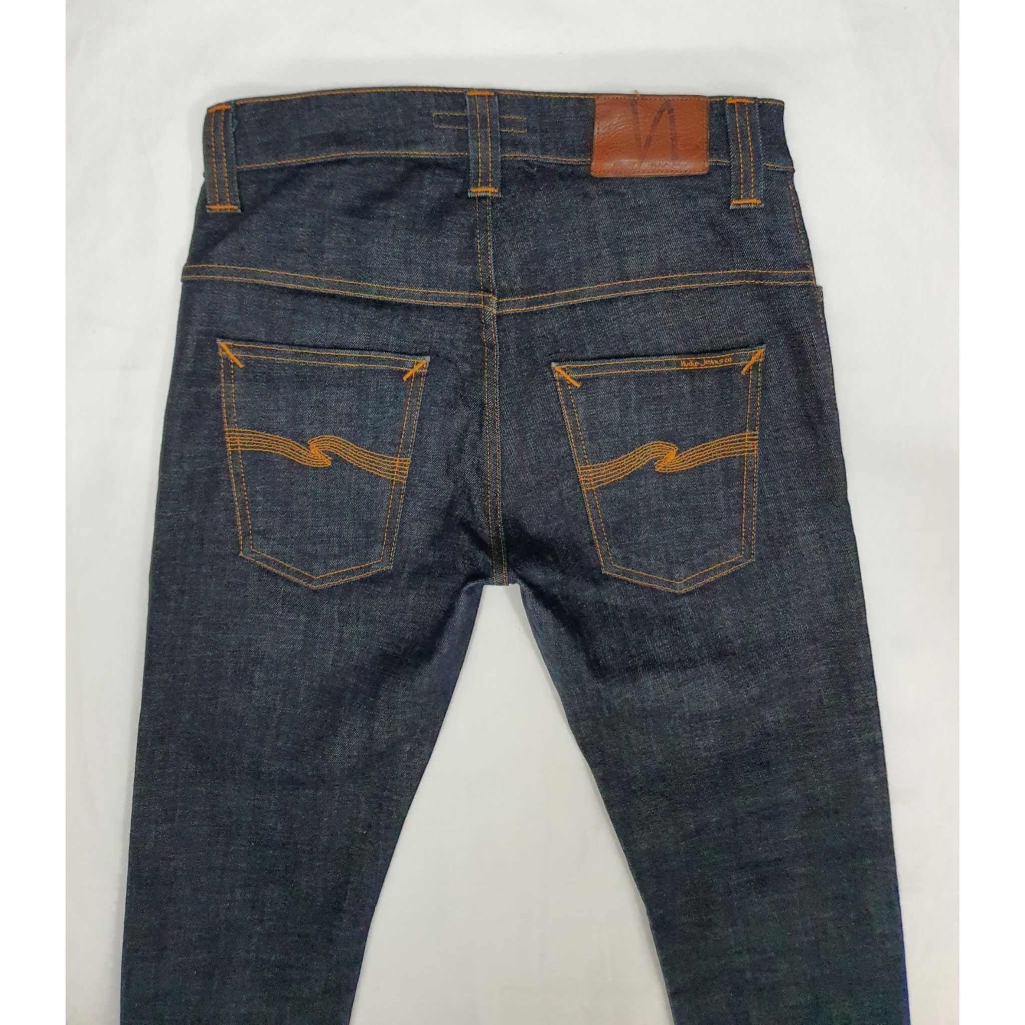 Waist 30" Nudie Jeans Thin Finn Dry Twill Stretchable Denim in Blue, Men's