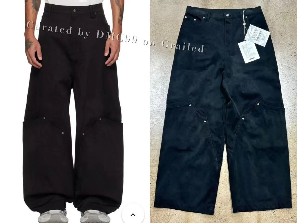 Namesake Waxed Rivet Cargo Pants in Black, Men's (Size 28)