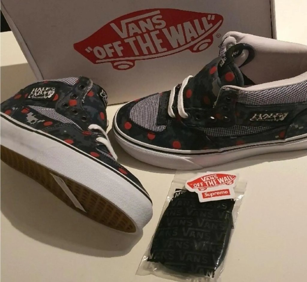 Ss13 Supreme Vans Cdg Shirt Half Cab Pro Digi Camo Trainers, Men's (Size 6)