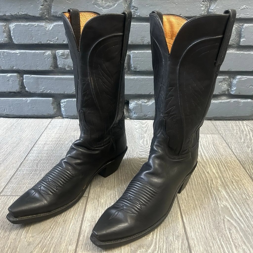 Lucchese N460554 Black 1883 Cowboy Boots Womens 9.5 B, Women's
