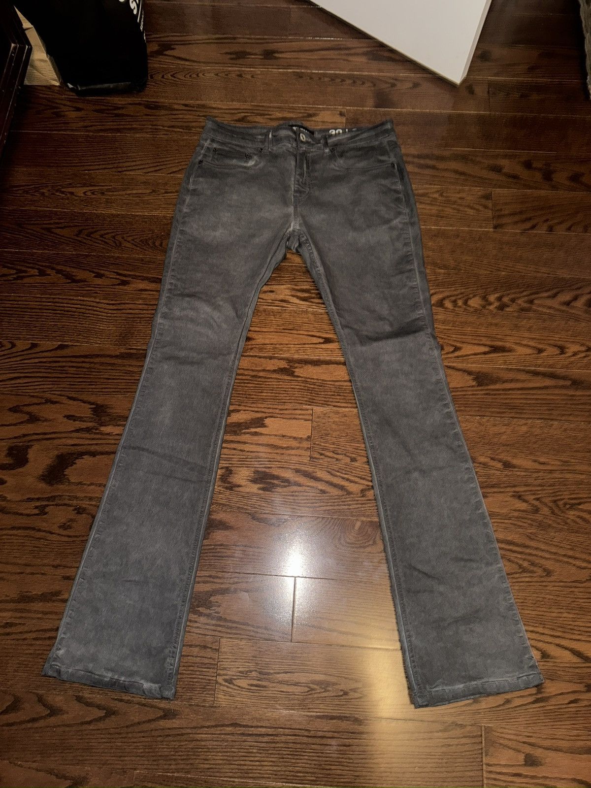 Serenede Flare Jeans - Size 32 in Grey, Men's