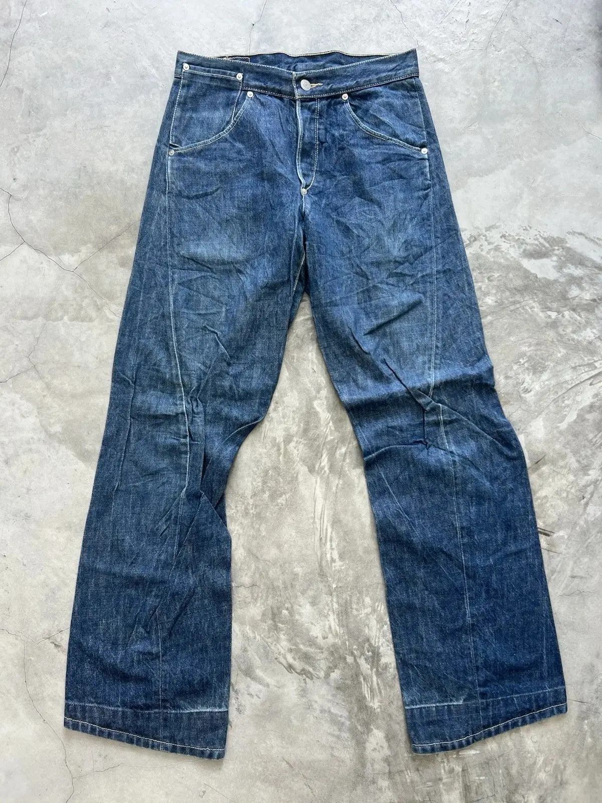 Levis Engineered Jeans Buckleback Tag W28 Actual 28X32 in Blue, Men's