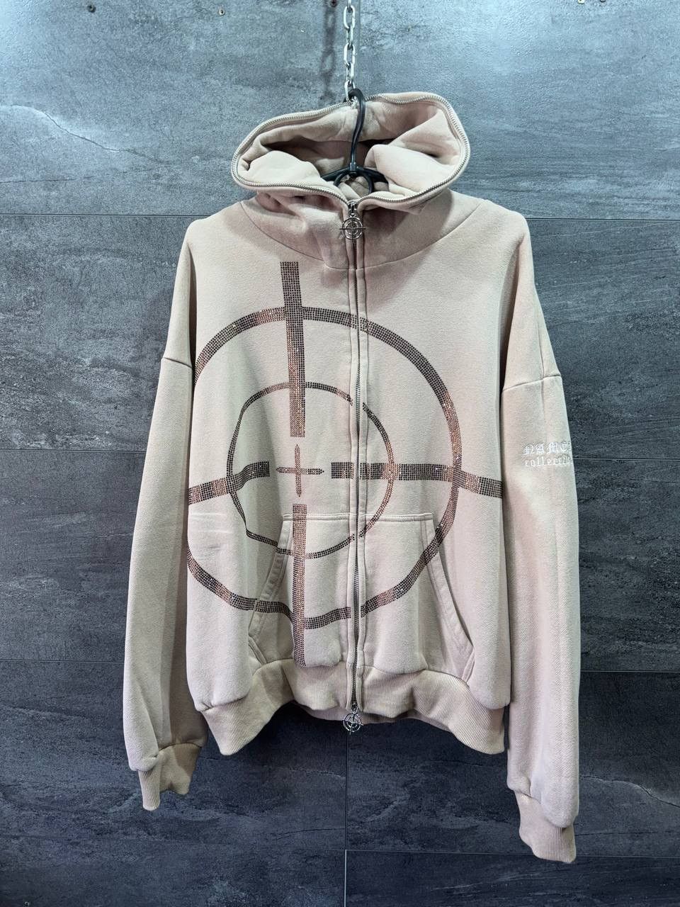 Named Collective Sand Mission Zip Hoodie Size M/l in Beige, Men's