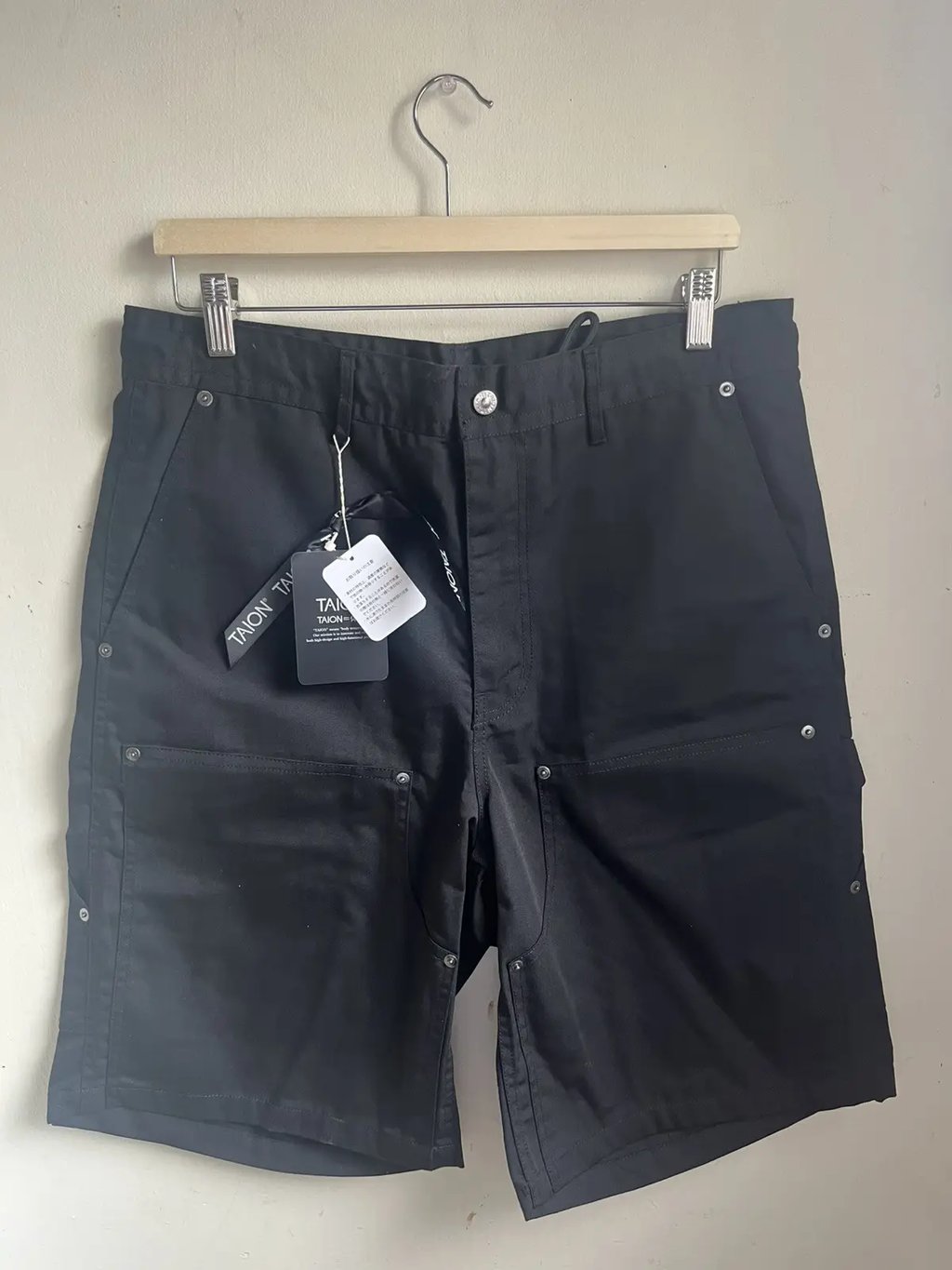 Taion Work Shorts Black L, Men's (Size 34)
