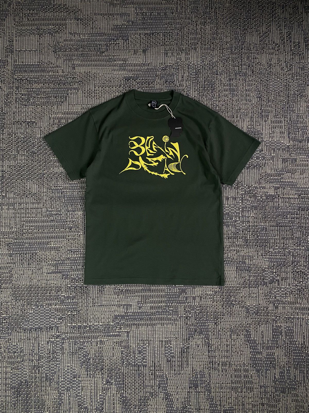 Brain Dead New Age Big Logo Art T-Shirt New in Green, Men's (Size Small)