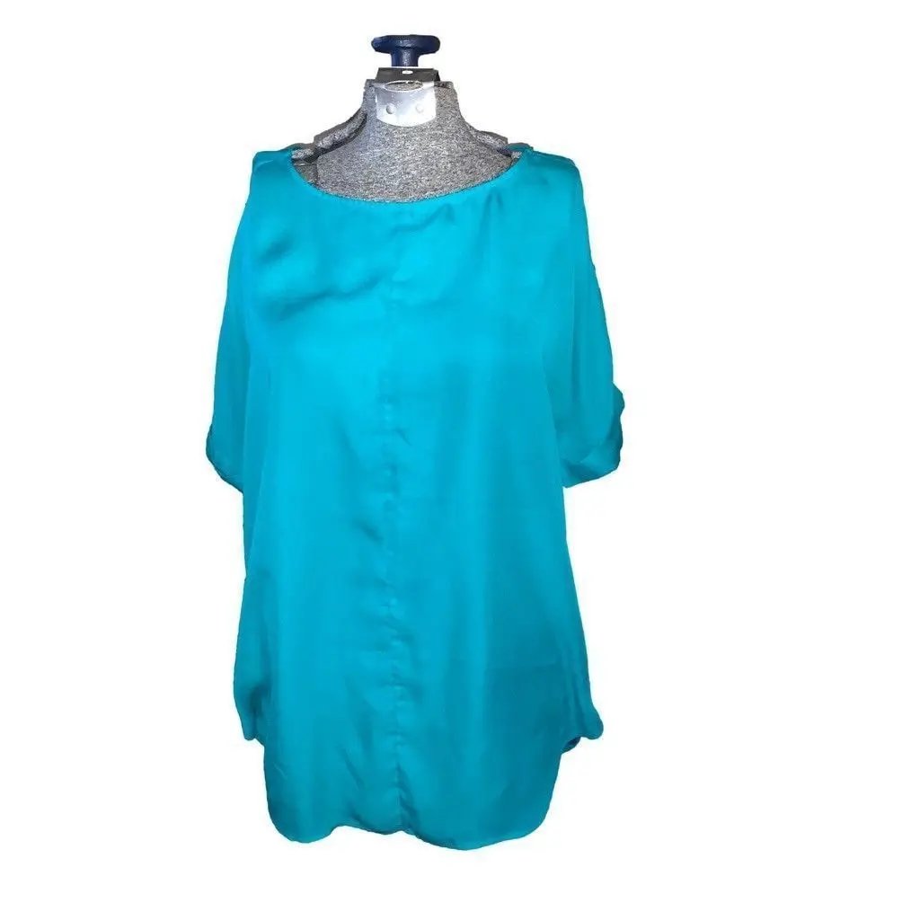 Women's Rw&Co. Top Xs Teal in Blue, Women's
