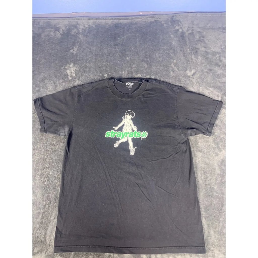 Vintage Stray Rats Ranma 1/2 Akane Tendo Graphic T-Shirt in Black, Men's (Size L)