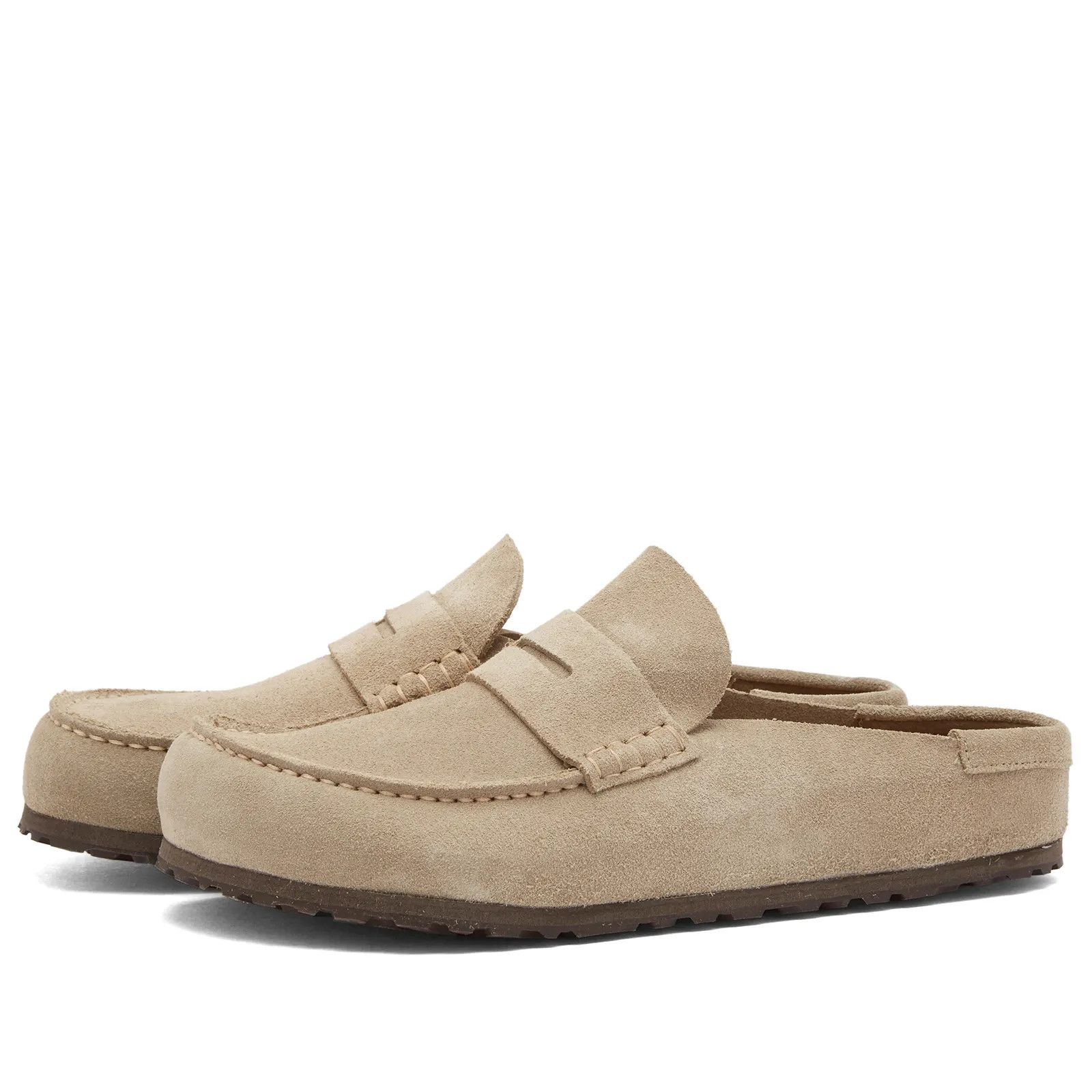Birkenstock Naples Wrapped Taupe Suede 1029675 Us 11 Eu 44 Shoes, Men's