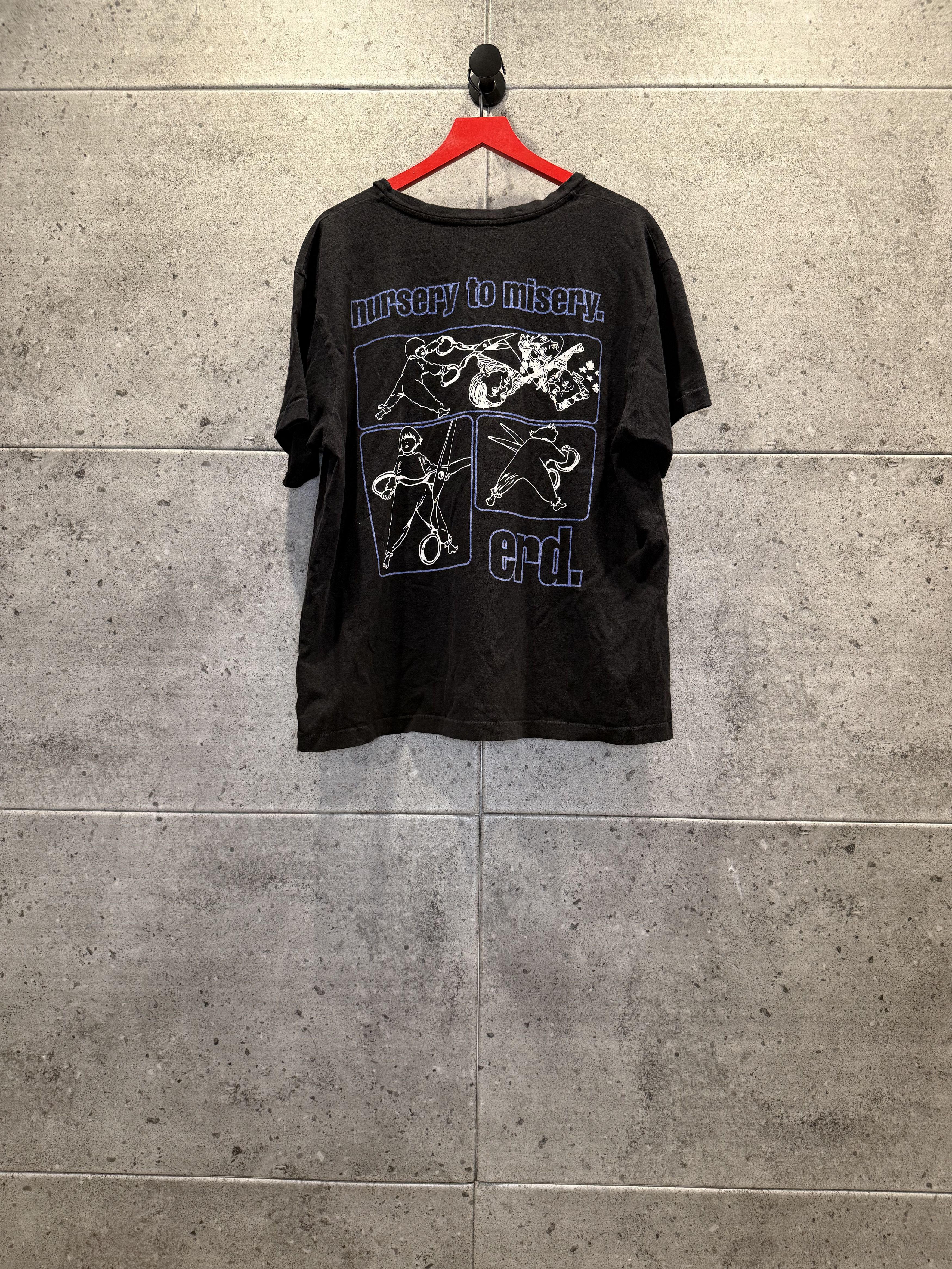 Enfants Riches Deprimes Nursery To Misery T Shirt in Black, Men's (Size XL)