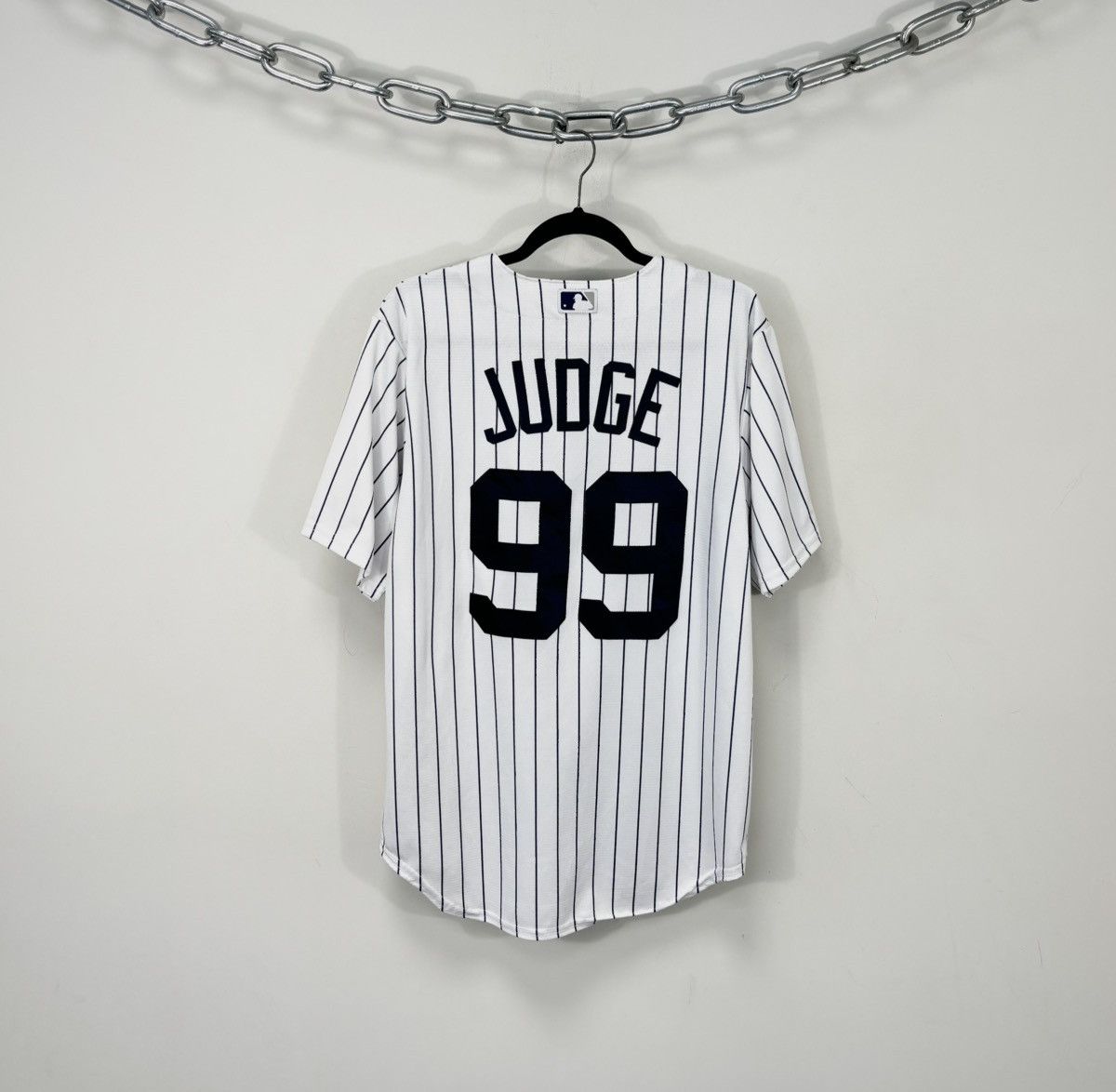 Majestic New York Yankees Aaron Judge 99 Adult Jersey in White, Men's (Size Medium)