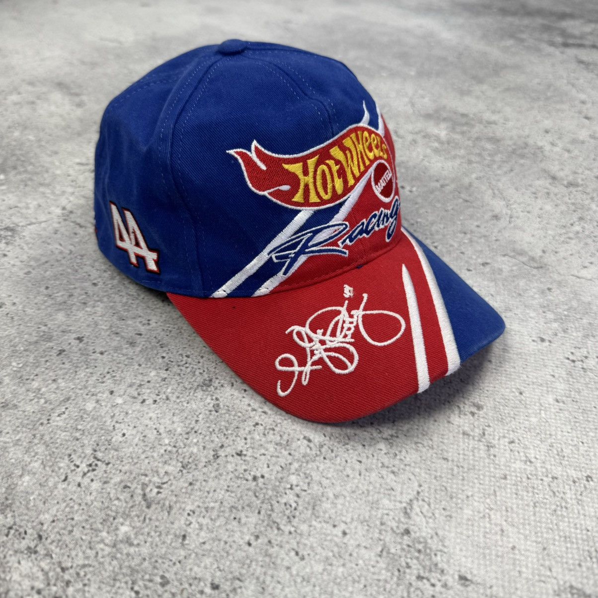 Vintage Hot Wheels Racing 1999 Nascar Cap in Blue, Men's