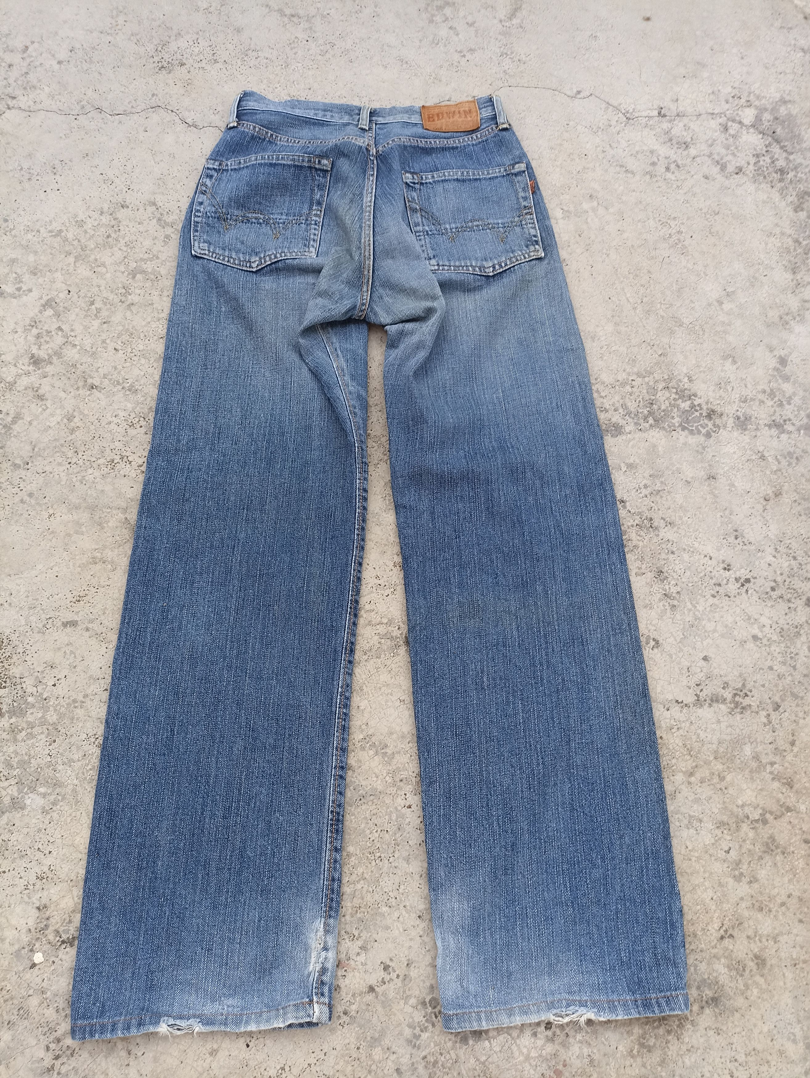 Beauty Beast Flare Vintage Edwin Jeans Edwin 505Z Distressed in Blue, Men's (Size 28)