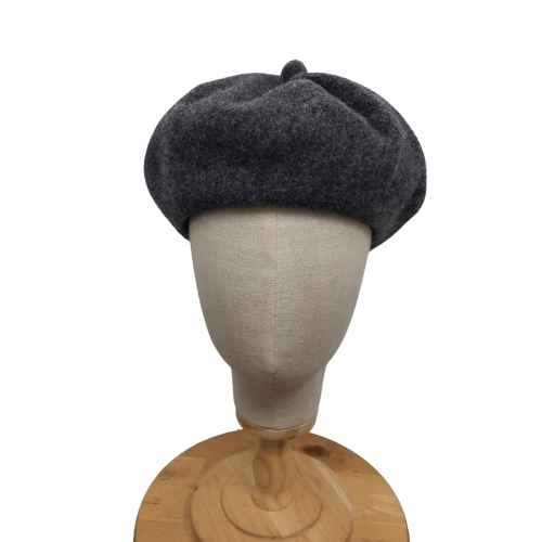 Beams Plus Beamsboy Wool Beret Hat in Grey, Men's