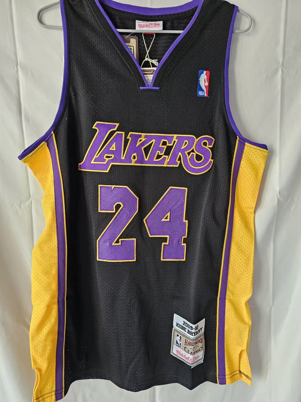 Nba Lakers 24 Kobe Bryant Jersey Black Xl, Men's