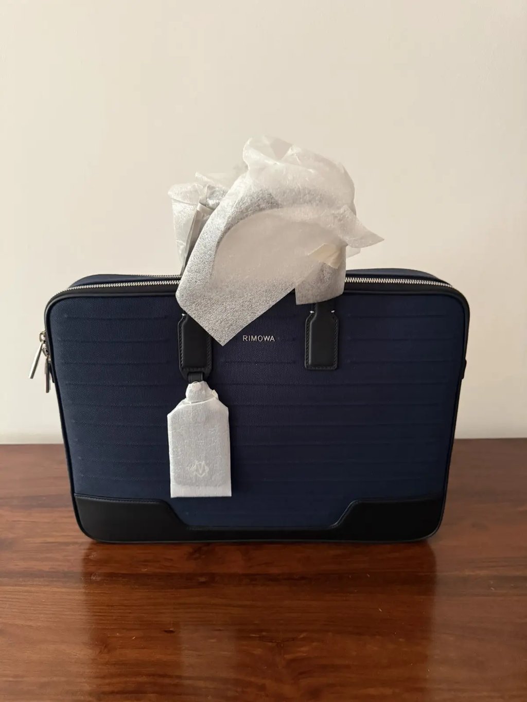Rimowa Neverstill Briefcase in Blue, Men's