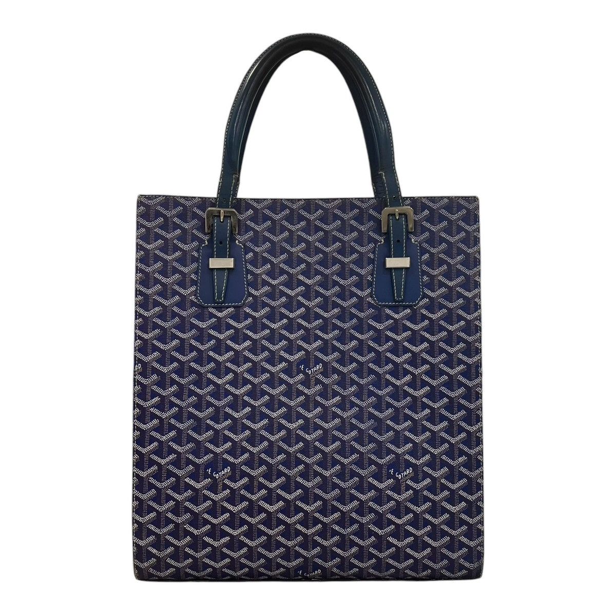 Goyard Comores Gm Tote Bag in Blue, Men's