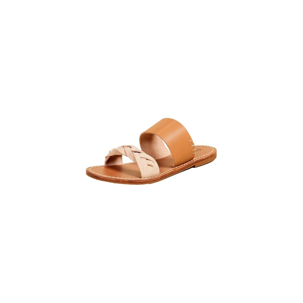 Braided Slide Sandal Vachetta Fbss1600-282 in Brown, Women's (Size 5.5)