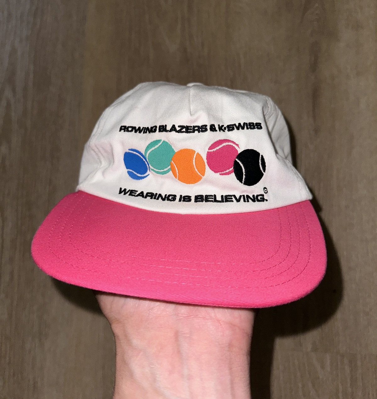 Rowing Blazers X K-Swiss Tennis Snapback Hat NWT in Pink, Men's