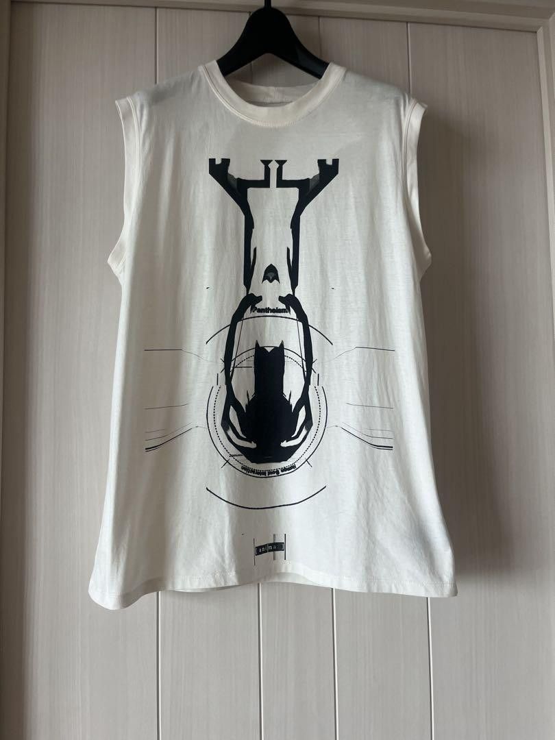 Julius Ss25 Sleeveless Sz1 Fits 46/48 $200 Retail in White, Men's (Size Small)