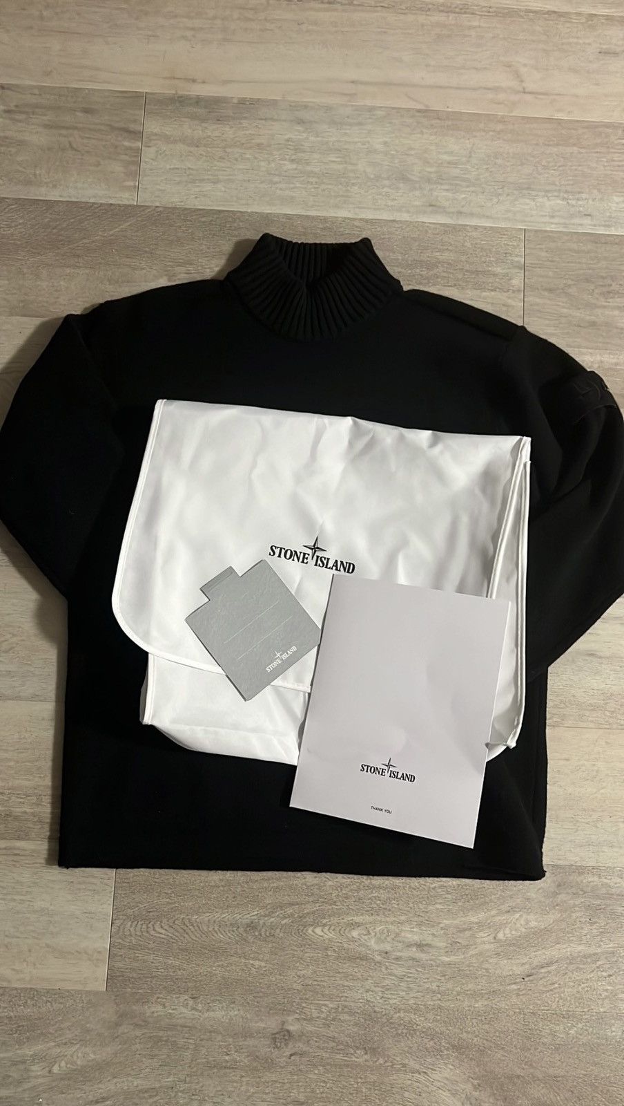Stone Island Ghost Piece in Black, Men's (Size Medium)
