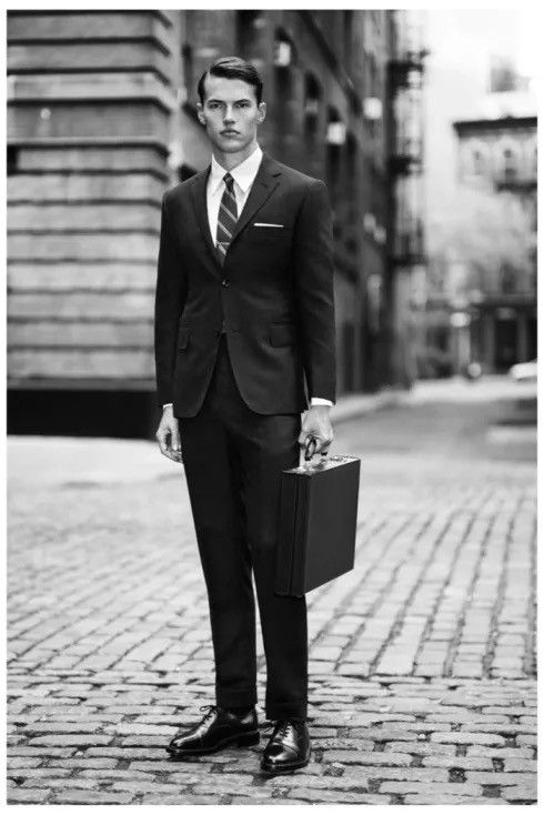Thom Browne Fw14 Made In Usa Suit in Black, Men's (Size 36S)