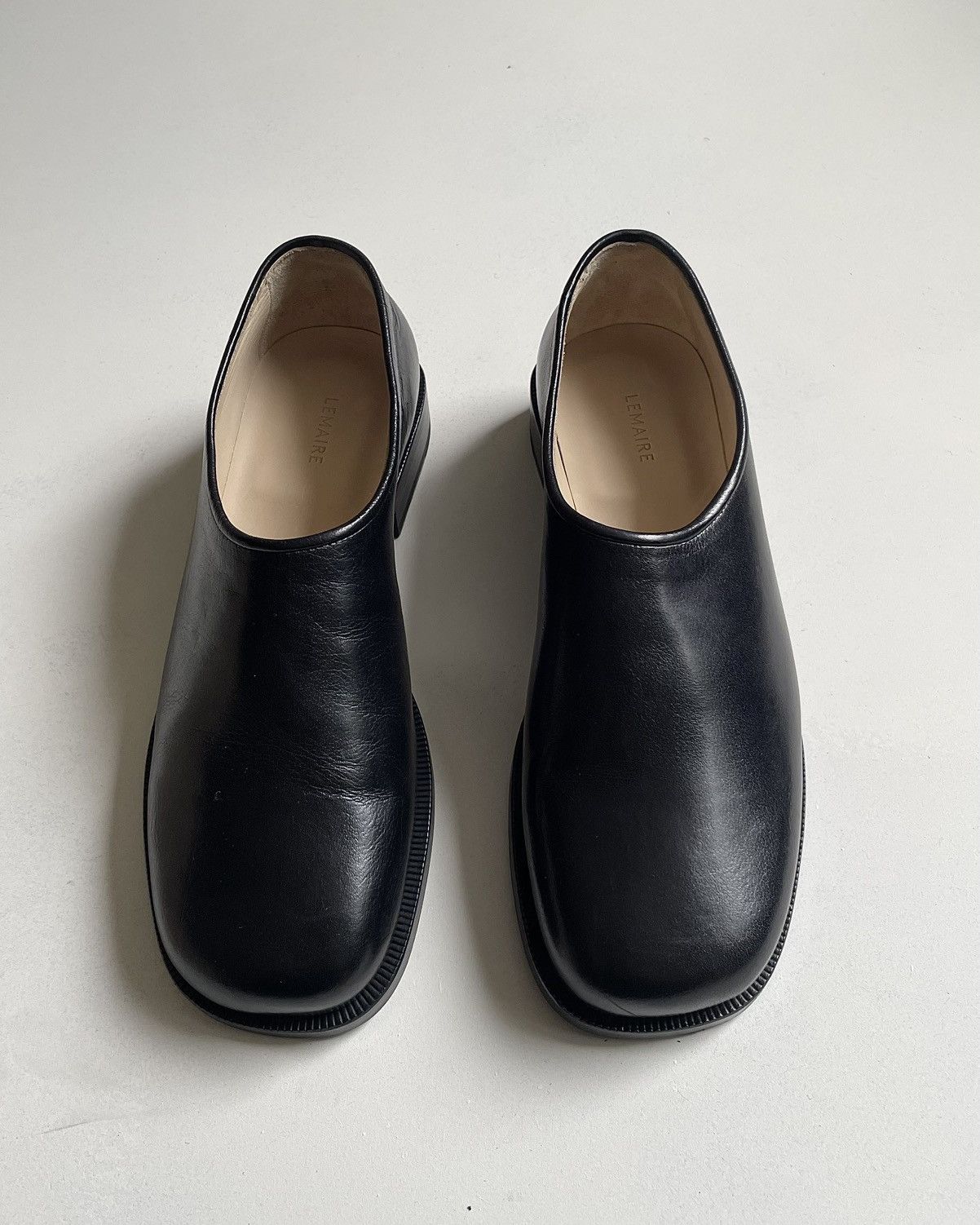 Lemaire Anatomic Slip On Shoes in Black, Men's (Size 8)