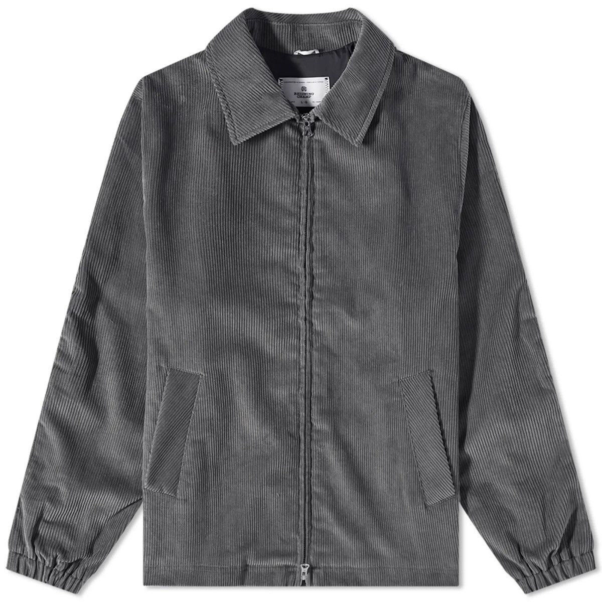 Reigning Champ Men’S Cord Coach Jacket In Midnight in Grey, Men's (Size XL)