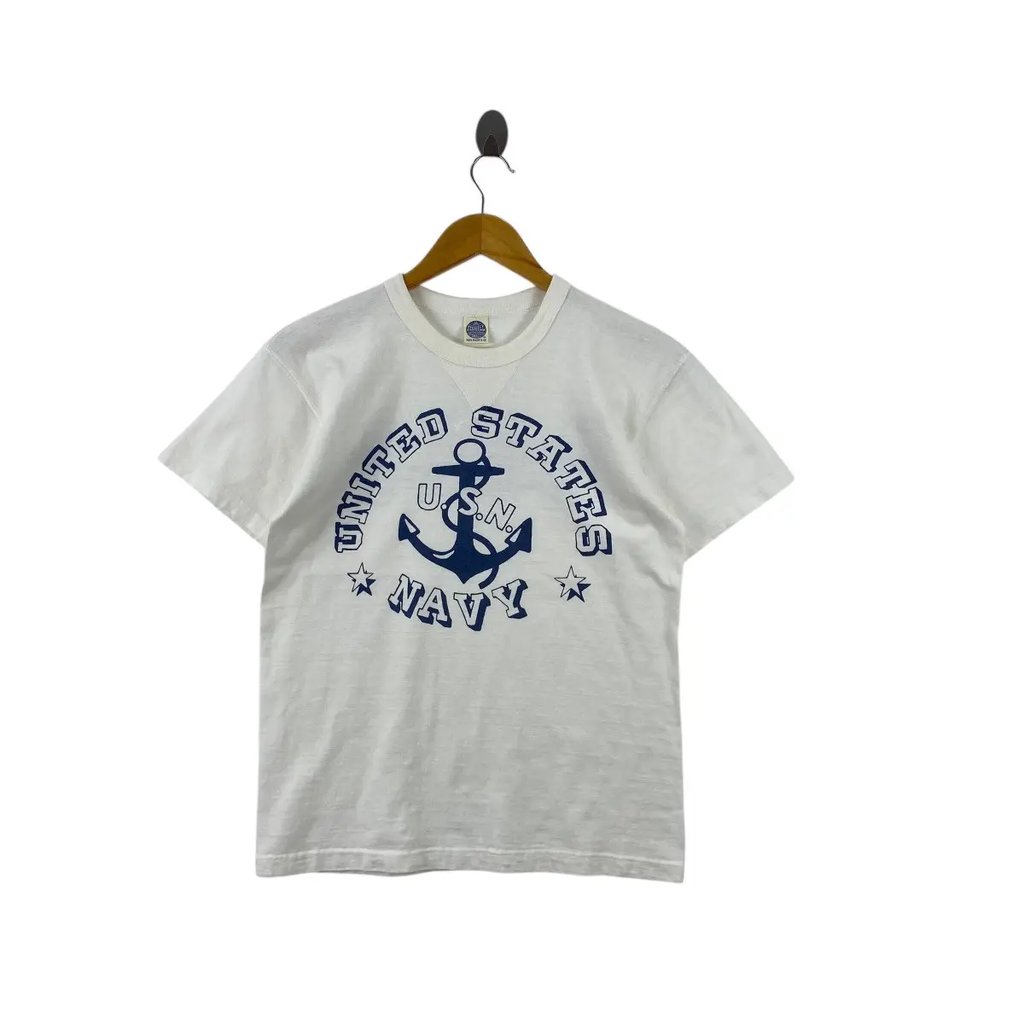 Vintage Pick!! Vtg Usn Toys Mccoy Top Tee Tshirt in White, Men's