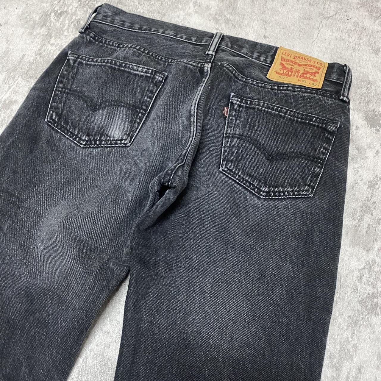 Levis Levi's 511 Jeans Vintage Y2K Baggystraight Rap Hip Hop Rock in Grey, Men's (Size 31)