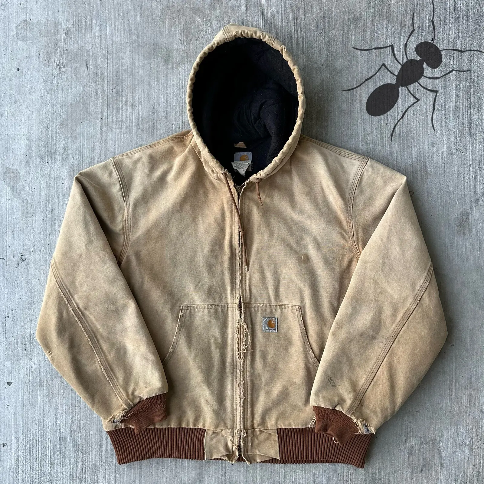 Y2K Carhartt J140 Brown Work Wear Jacket, Men's (Size Large)