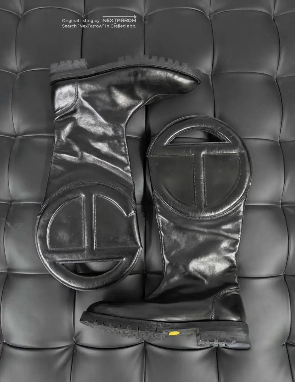 Telfar Logo Boots. Size43 Runs Small Yyyy1/2609 in Black, Men's (Size 10)