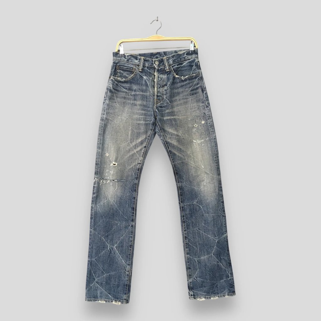 Size 29x32.5 Vintage Eternal Denim Japan Faded Jeans S1469 in Blue, Men's