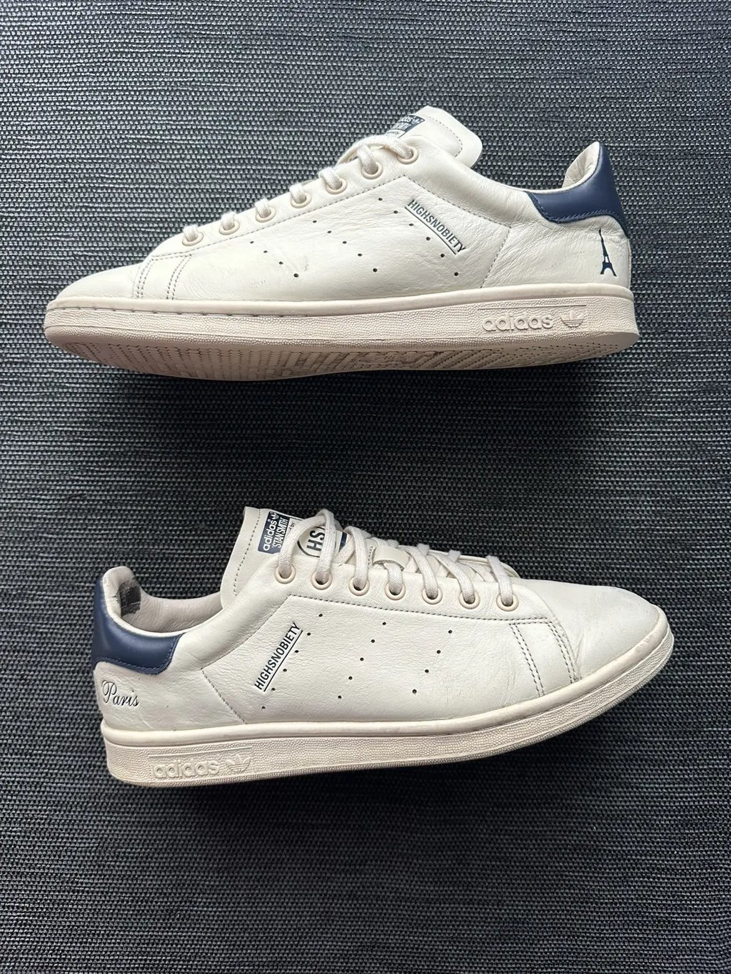 Adidas Stan Smith X Highsnobiety Cream Leather Sneakers in White, Men's (Size 11)