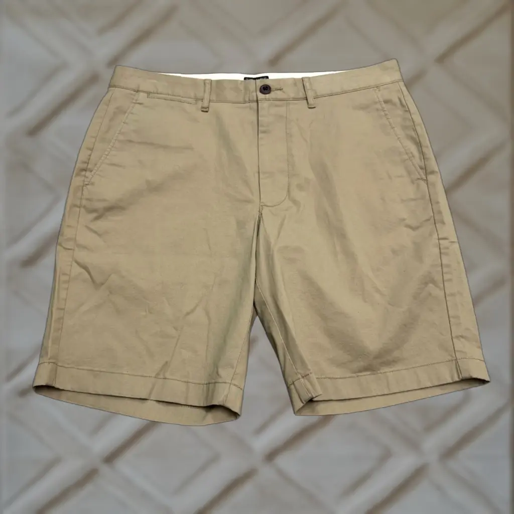 Katin Chino Shorts Mens 40 Brown Casual Flat Front Stretch Cotton NWT