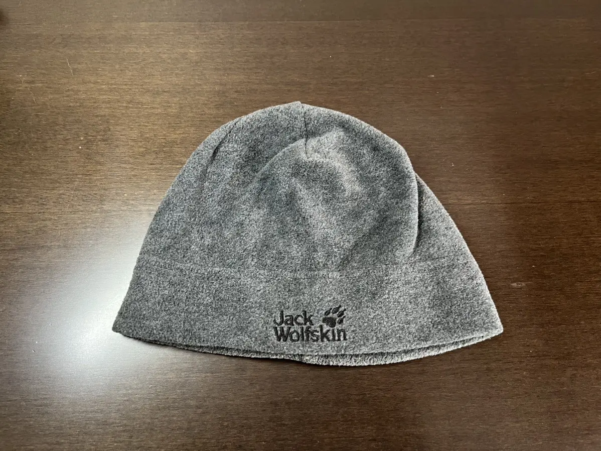 Jack Wolfskin Unisex Real Stuff Fleece Hat in Grey, Men's