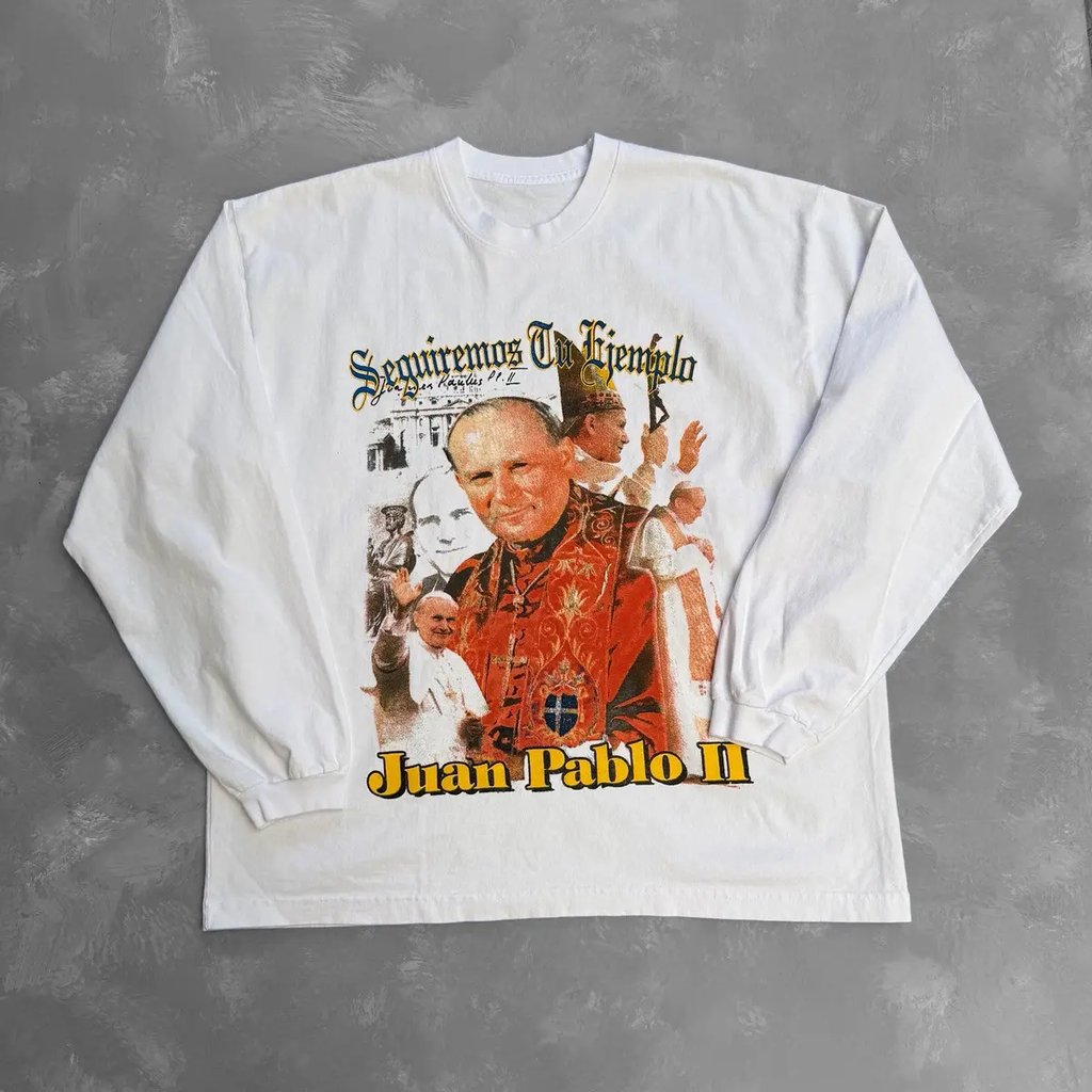 Kanye Yzy Juan Pablo Ii 'white Lives Matter' Tee Sample, Men's (Size Xl)