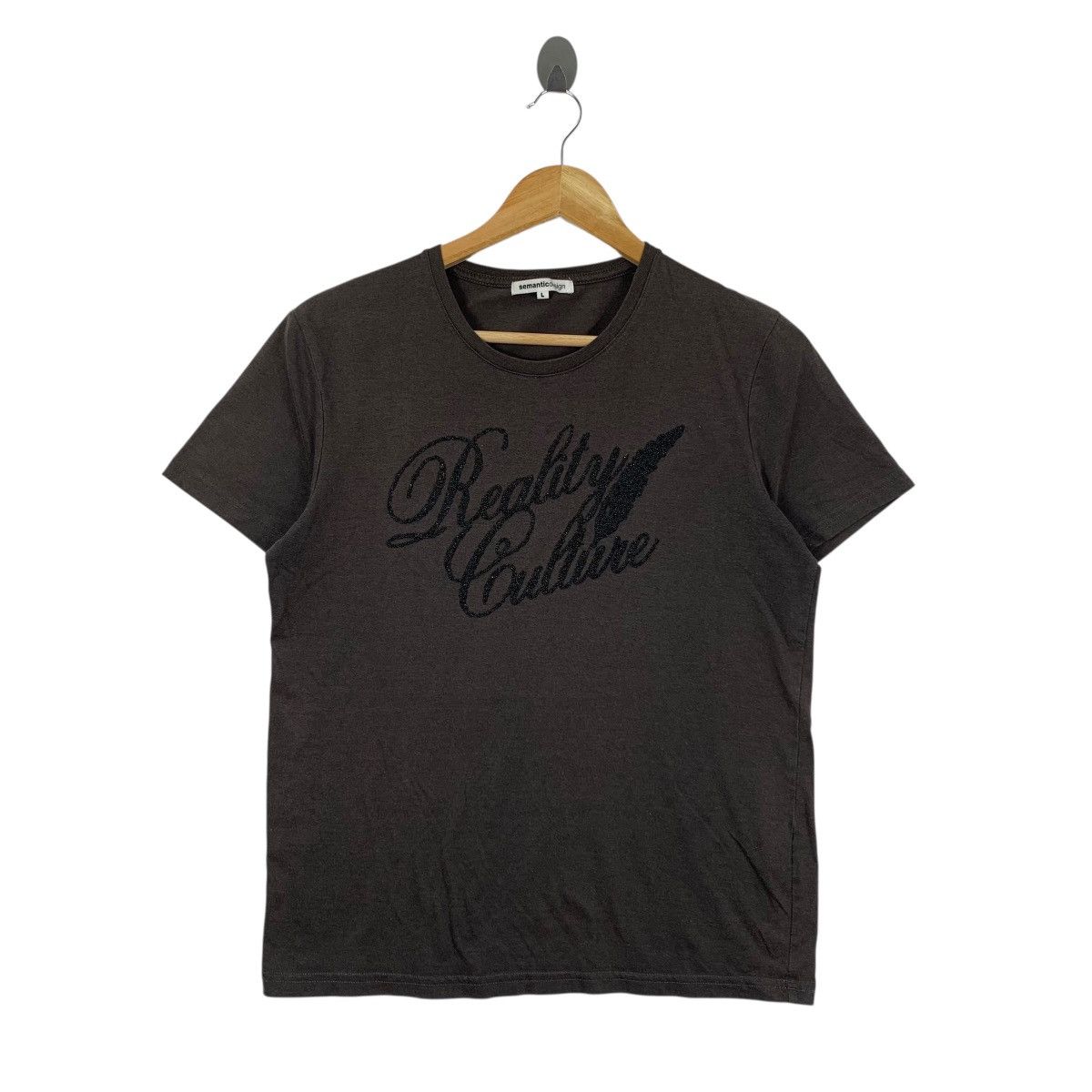 Semanticdesign Semantic Design Reality Culture Shirt in Brown, Men's (Size Large)