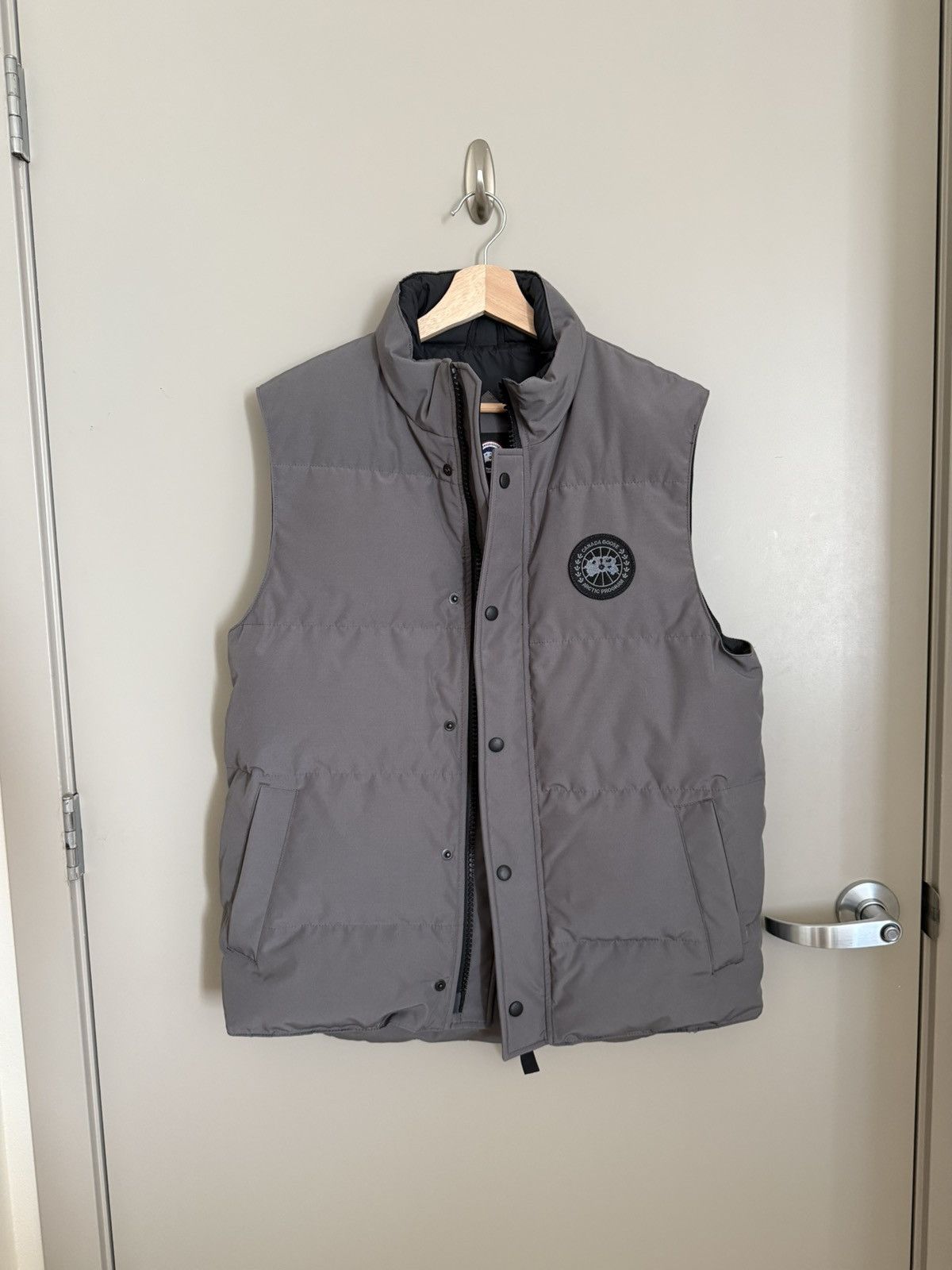 Canada Goose Garson Vest Black Label (Coastal Gray) in Grey, Men's (Size Medium)