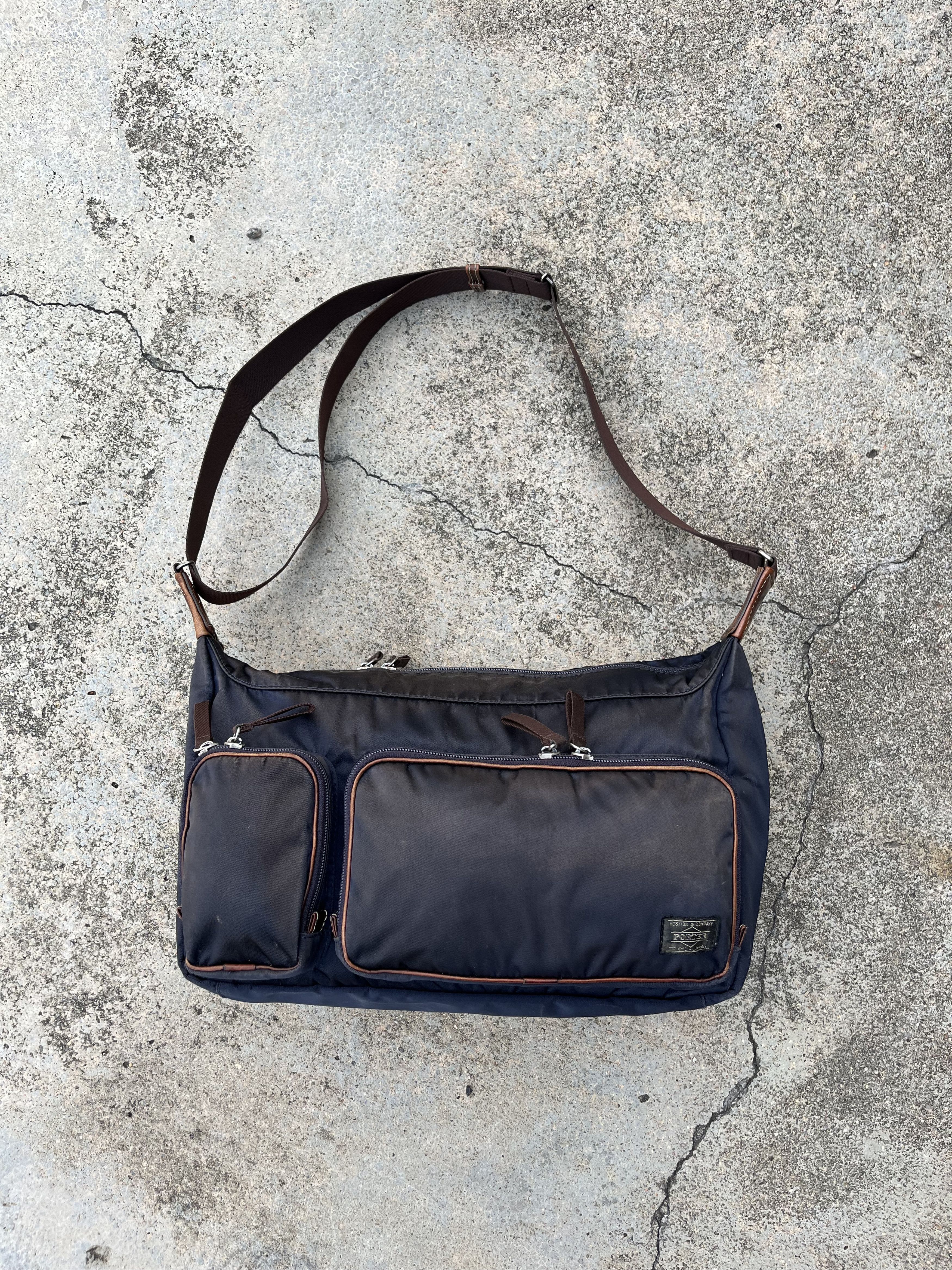 Porter Messenger Bag in Blue, Men's