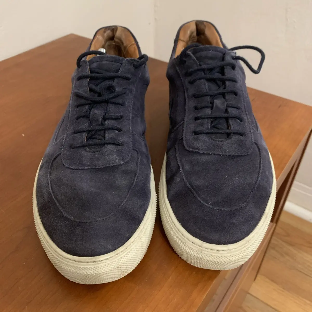 Oliver Sweeney Blue Suede Sneakers Uk7/Us8 Made In Italy, Men's