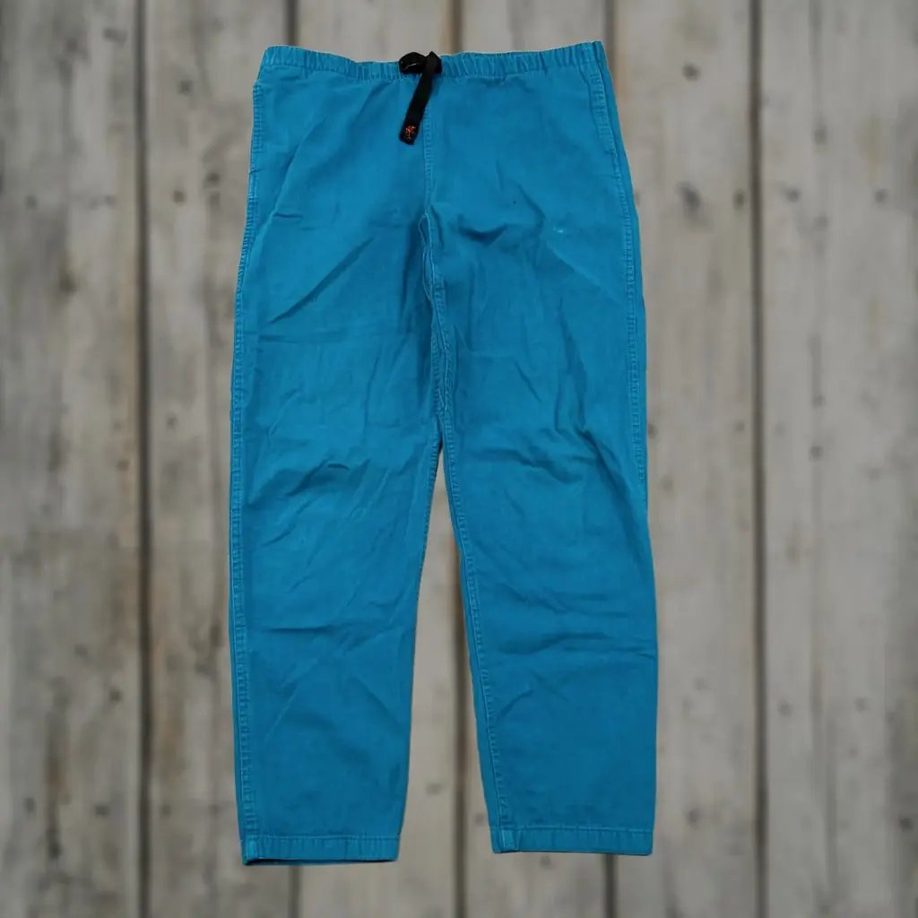 Vintage Gramicci Pants Womens Medium Teal Blue Climbing Drawstring Gorpcore Retro, Women's (Size 32)