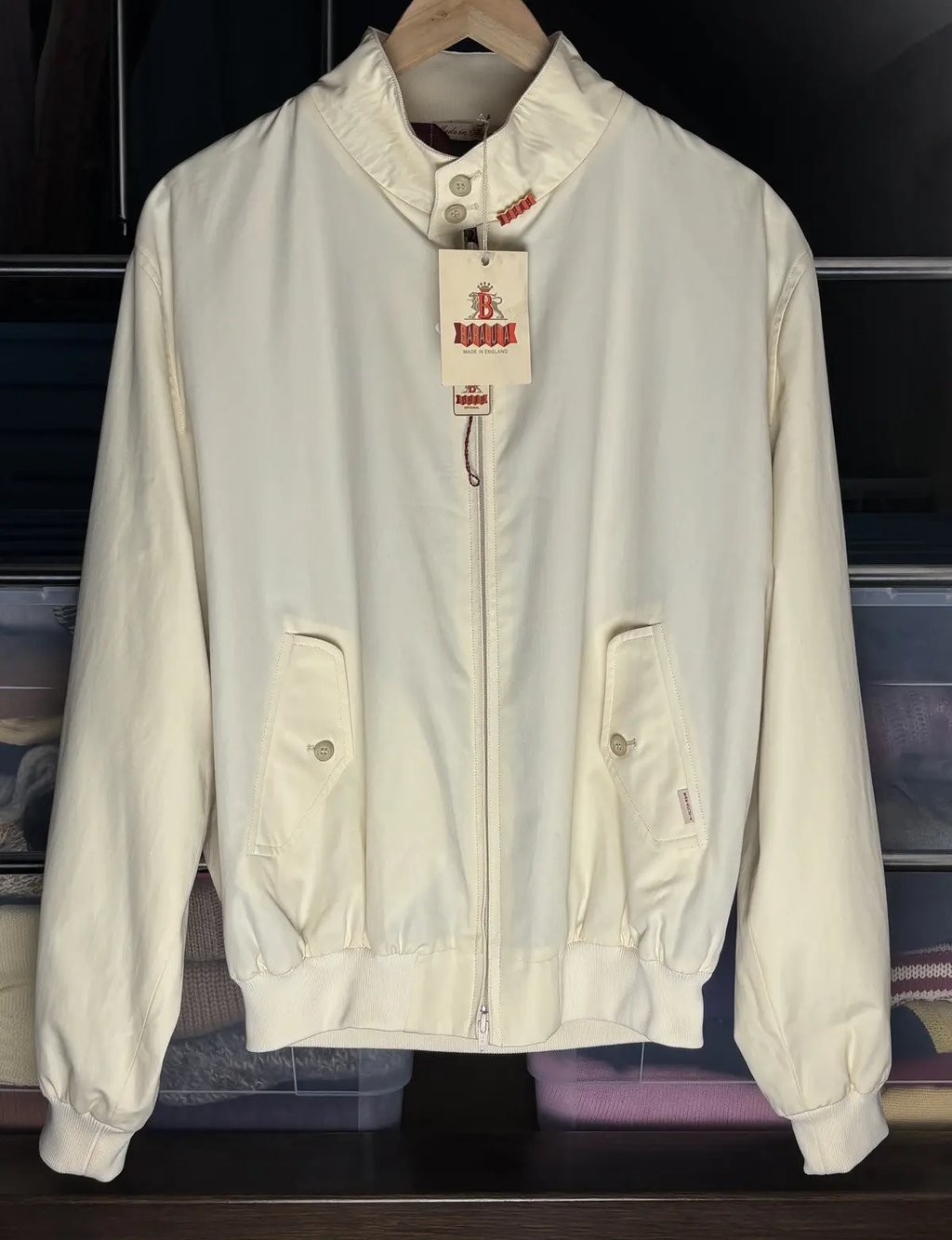 Baracuta G9 Vinatge Jacket in Beige, Men's (Size Xl)