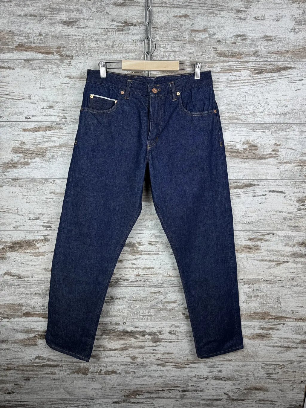 Mens Oliver Sweeney By Billiam Parker Denim Selvedge Jeans in Blue, Men's (Size 30)