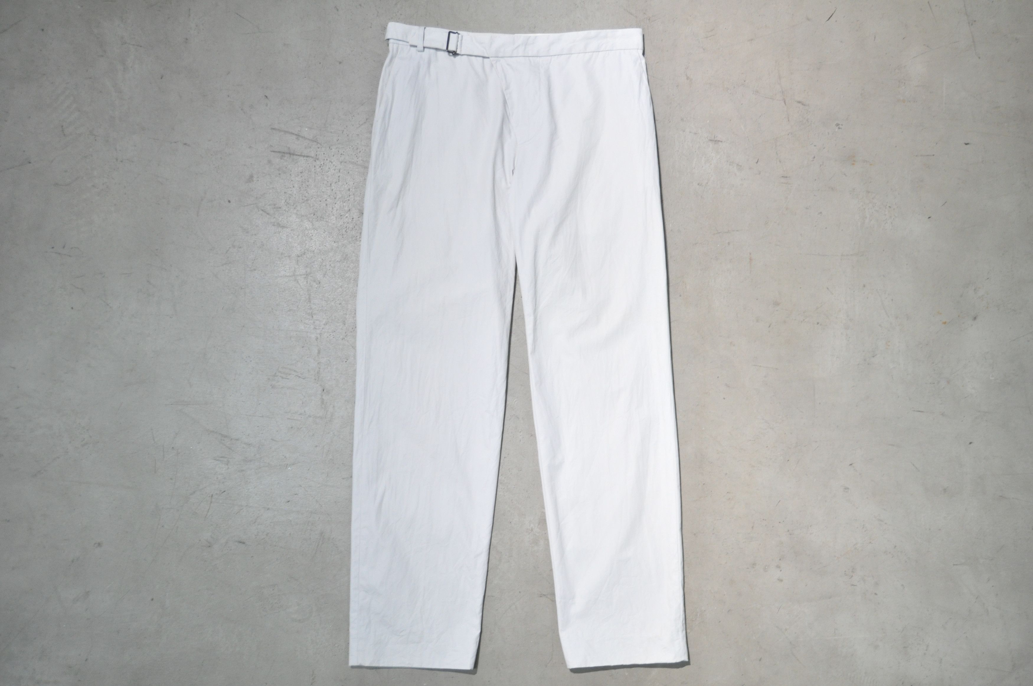Raf Simons - S/s 09 - Asymmetrical-Front Trousers in White, Men's (Size 30)