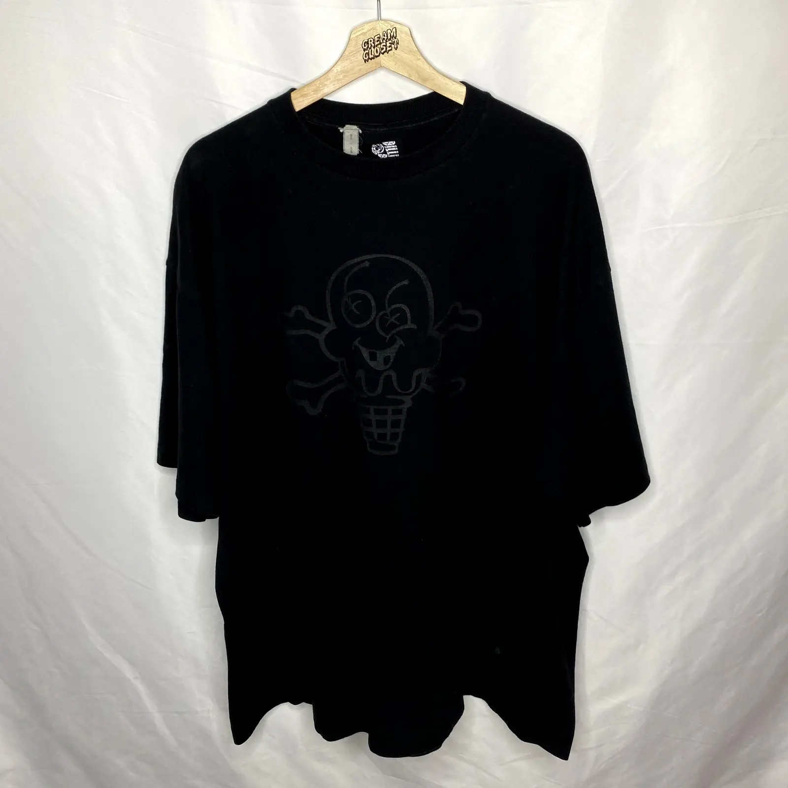 Billionaire Boys Club Bbc Pharrell Cones Bones Flag Tag Tee in Black, Men's (Size 2XL)