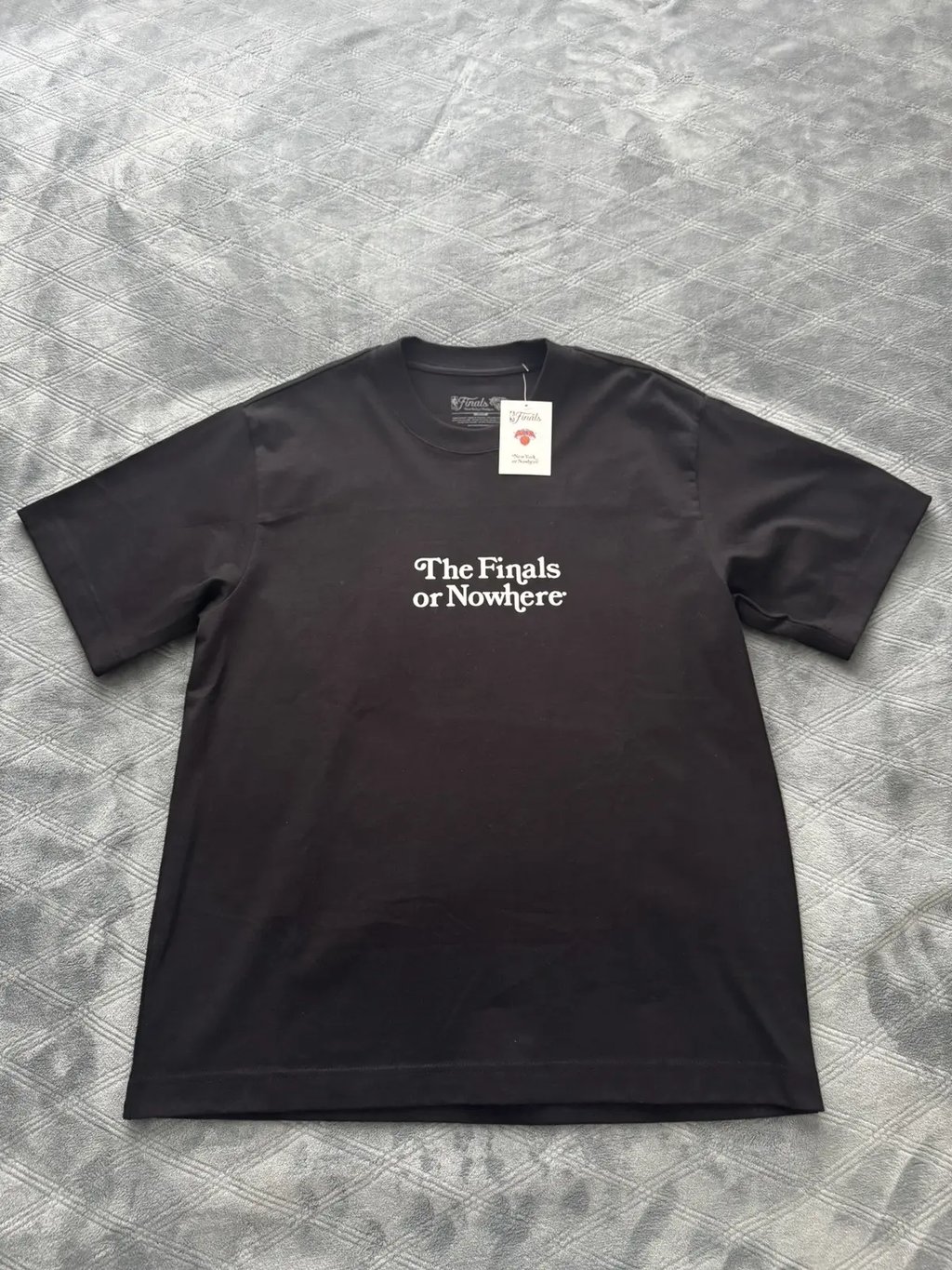Nyon X Knicks Finals Tee in Black, Men's (Size M)