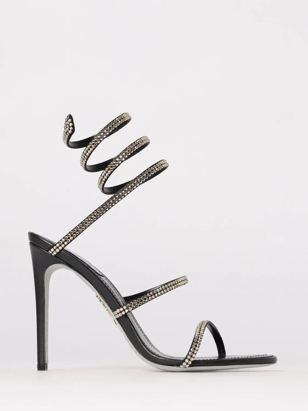 Rene Caovilla Heeled Sandal Woman Black, Women's (Size 8.5)