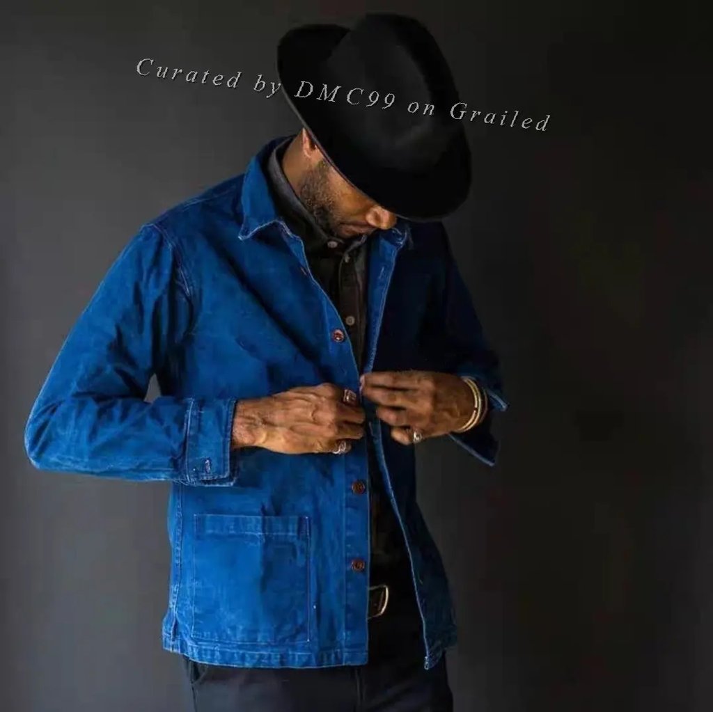 Corridor Workwear Indigo Jacket in Blue, Men's (Size Xs)