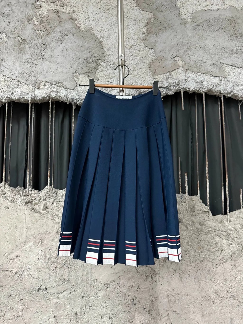 Thom Browne Tb Pleated Skirt 36 Like New in Blue, Women's (Size 25)