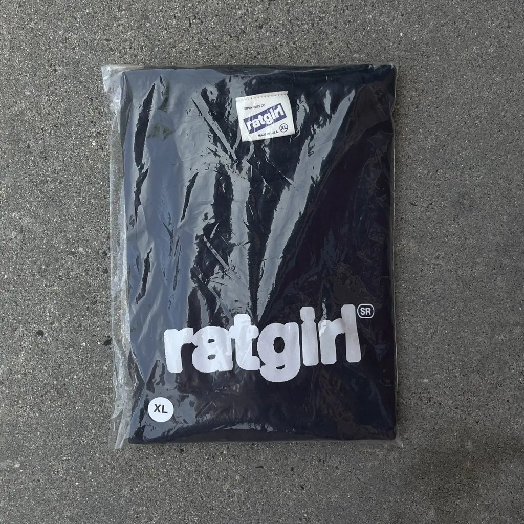 2025’ Ratgirl Logo Longsleeve Sz 1XL in Blue, Women's